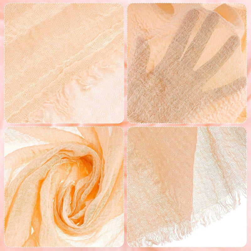Nydotd Women Summer Cotton Linen Scarf Crinkle Long Beach Shawl Wrap hijab with Fringe - Image 3